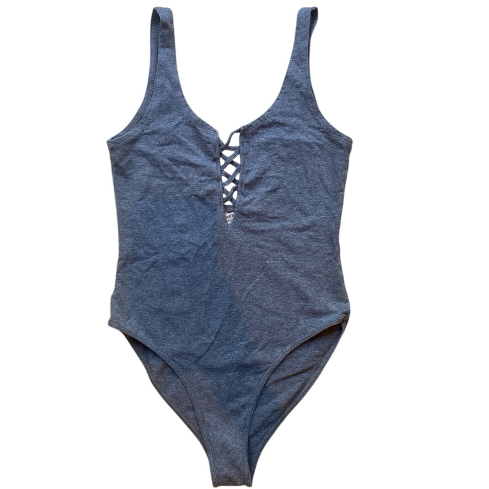 Forever21 Lace-Up Bodysuit
